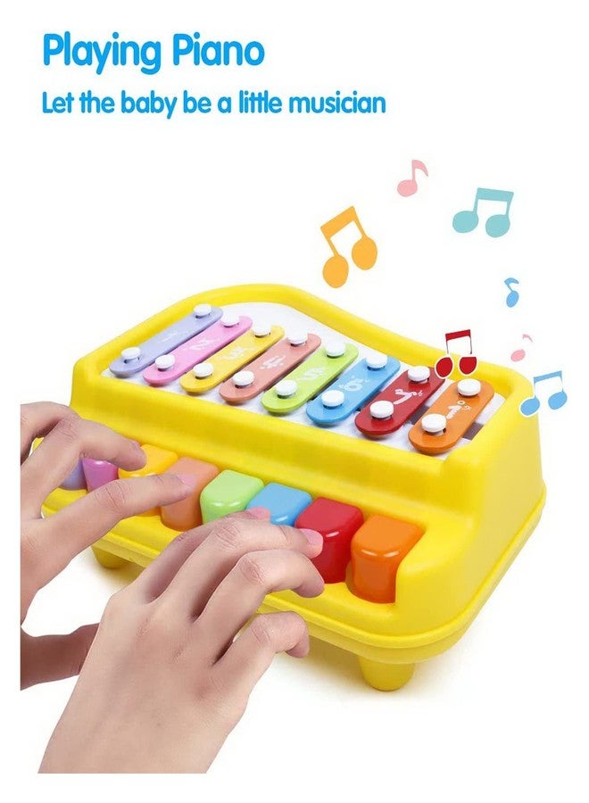 Toyfinity 2 in 1 Piano Xylophone Musical Instrument with 8 Key Scales (Assorted Colour and Print) - Image 4